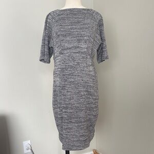 Jules & Jim Gray Knit Half Sleeve Maternity Dress Size XL